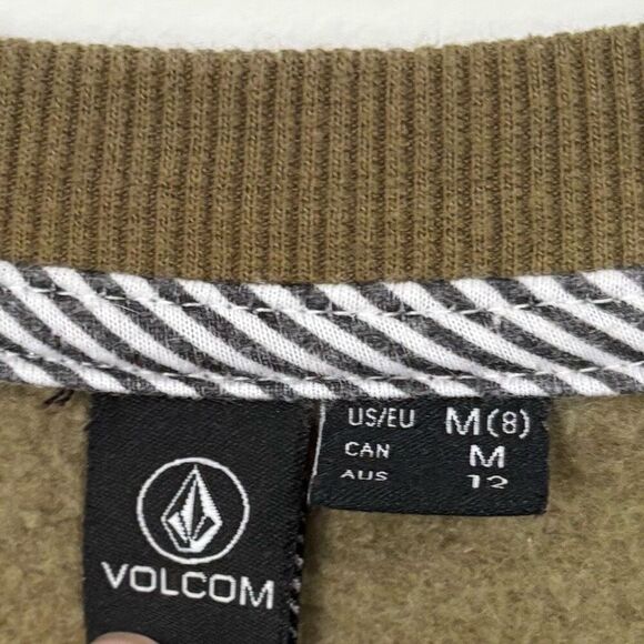 Volcom Stone Green Oversized Graphic Sweatshirt Size Medium - Picture 3 of 4